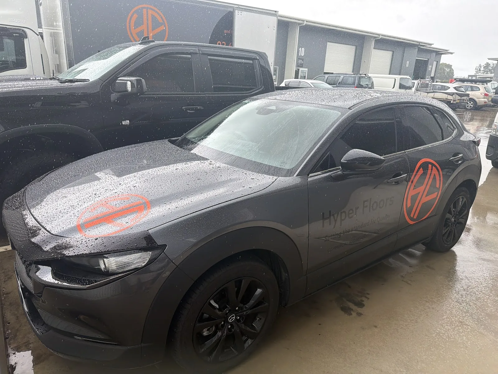 Car decals for Hyper Floors
